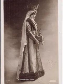Carte postala necirculata reprezentand-o pe A.S.R. Principesa Maria