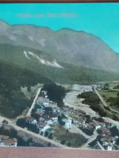 Carte postala, necirculata, Sinaia vedere spre Gura Padurei, perioada interbelica