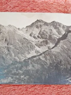 Carte postala, Negoiul muntii Fagaras, perioada interbelica
