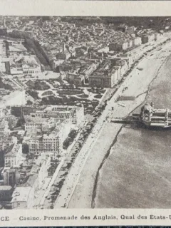 Carte Postala, Nice, Casino, Promenade des Aglais, perioada interbelica