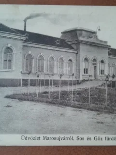 Carte postala, Ocna Mures Baia de aburi, inceput de secol XX