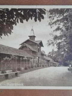 Carte postala, Ocna Mures Uioara, baia libera, 1950