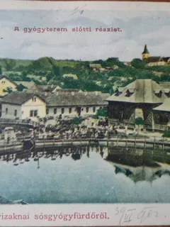 Carte postala, Ocna Sibiului, 1902