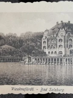 Carte postala, Ocna Sibiului, 1910