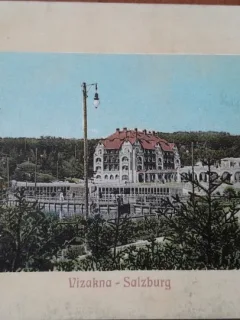 Carte postala, Ocna Sibiului, 1912
