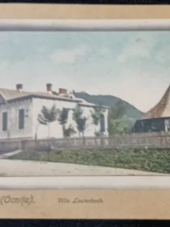 Carte Postala, Ocnele-Mari (Ocnita), Vila Lauterbach, 1911