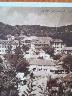 Carte postala, Olanesti, centrul, 1948