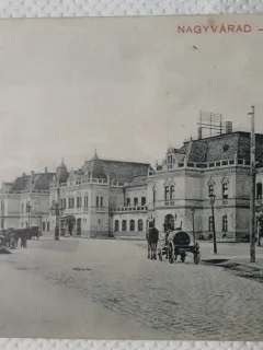 Carte Postala, Oradea, Gara, 1927