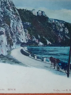 Carte postala, Orsova, Cazane, 1953