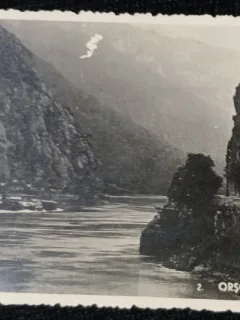 Carte Postala, Orsova la Cazane, 1944