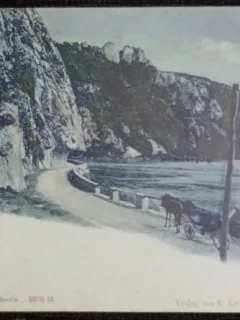 Carte Postala, Orsova, O parte din Strada Szechenyi, perioada interbelica