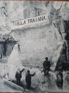 Carte postala, Orsova Tabula Traiana, inceput de secol XX