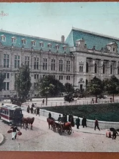 Carte postala, Palatul de Justitie din Bucuresti, 1938