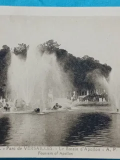 Carte Postala, Parc de Versailles, Le Bassin dApollon, perioada interbelica