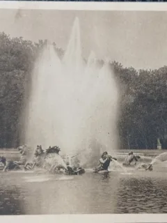 Carte Postala, Parc de Versailles, Le Bassin dApollon, perioada interbelica
