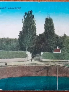 Carte postala, parc in Arad, 1927