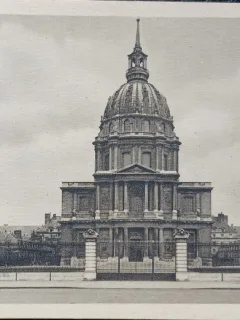 Carte postala, Paris, Hotel des Invalides, perioada interbelica