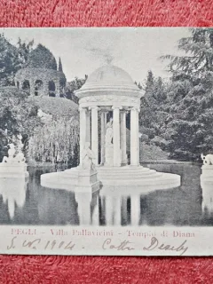 Carte postala, Pegli=Villa Pallavicini-Tempio di Diana, 1904