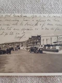 CARTE POSTALA, PERIOADA INTERBELICA, BEAUVILLE, PLAGE FLEURIE, CIRCULATA