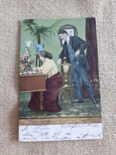 CARTE POSTALA, PERIOADA INTERBELICA, COLOR, CIRCULATA