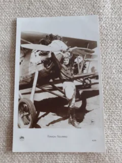 CARTE POSTALA, PERIOADA INTERBELICA, FOTO PILOT RASMON NAVARRO, NECIRCULATA