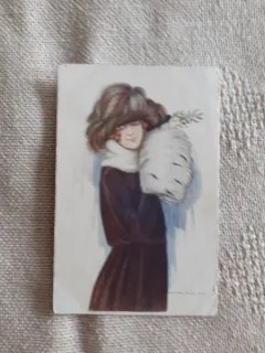 CARTE POSTALA, PERIOADA INTERBELICA, LITOGRAFIE, COLOR, NECIRCULATA