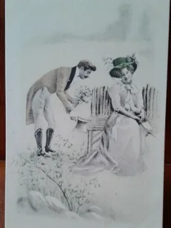 Carte postala, perioada interbelica