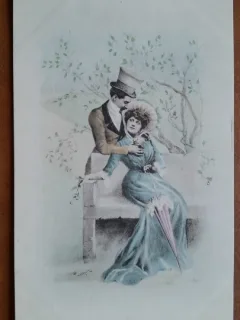 Carte postala, perioada interbelica