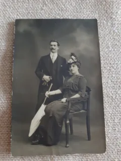 CARTE POSTALA, PERIOADA INTERBELICA, REALIZATA LA ATELIER FOTO SPLENDID N. BUZDUGAN, BUCURESTI, NECIRCULATA