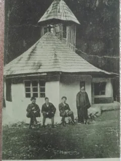 Carte postala, Pestera Ialomicioarei la 20 km de Sinaia, 1928