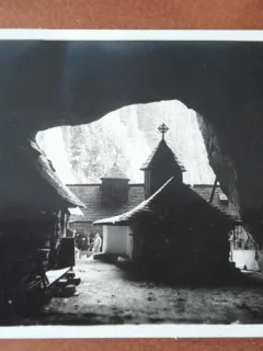 Carte postala, Pestera Ialomitei, 1935