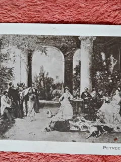 Carte postala, Petrecere cu lautari/Th. Aman