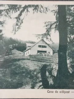 Carte postala, Petroseni, casa de adapost, 1929