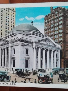 Carte postala, Philadelphia, USA, perioada interbelica