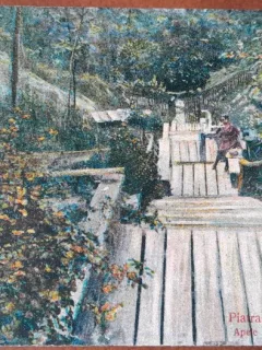 Carte postala, Piatra Neamt apele minerale, perioada interbelica