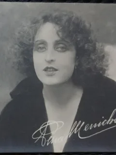 Carte postala, Pina Menichelli, actrita italianca, 1890-1984