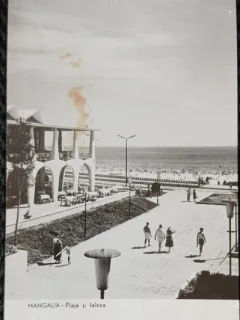 Carte Postala, Plaja si faleza din Maqngalia, 1961