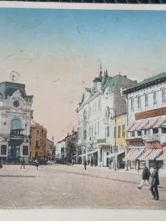 Carte postala, Ploiesti, Piata Unirii, perioada interbelica