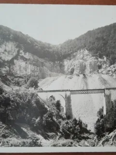 Carte postala, podul lui Traian, Turnu Severin, 1927