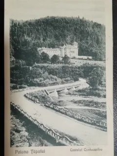 Carte postala, Poiana Tapului, Castelul Cantacuzino, 1926