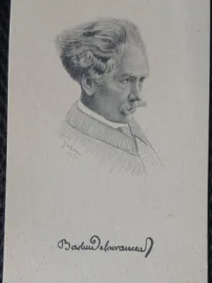 Carte postala, Portret Barbu Delavrancea