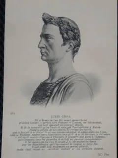 Carte Postala, Portret Jules Cesar, perioada interbelica
