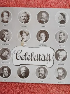 Carte postala, portrete celebritati, perioada interbelica