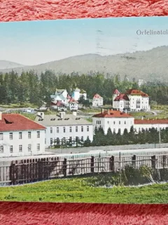 Carte postala Predeal, Orfelinatul CFR, 1923