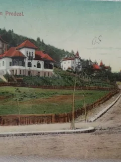 Carte postala, Predeal, vedere generala, 1910