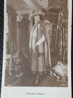 Carte Postala, Priscilla Dean, actrita americana de film mut si de teatru, 1896-1987