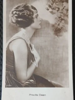 Carte Postala, Priscilla Dean, actrita americana de film mut si de teatru, 1896-1987
