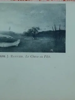 Carte postala, Ranvier - La Chasse au Filet, Musee du Luxembourg