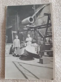 CARTE POSTALA REPREZENTAND IMAGINE DINTR-O FABRICA DE AVIOANE, PERIOADA INTERBELICA, NECIRCULATA