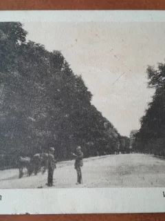 Carte postala, Roman, vedere de la Gara spre oras, 1930